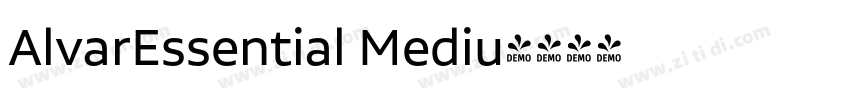 AlvarEssential Mediu字体转换